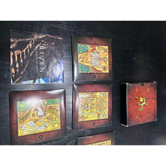 Riven: The Sequel to Mist- 97 complete 5 disc CD ROM Game Set- Good condition - Picture 3 of 5